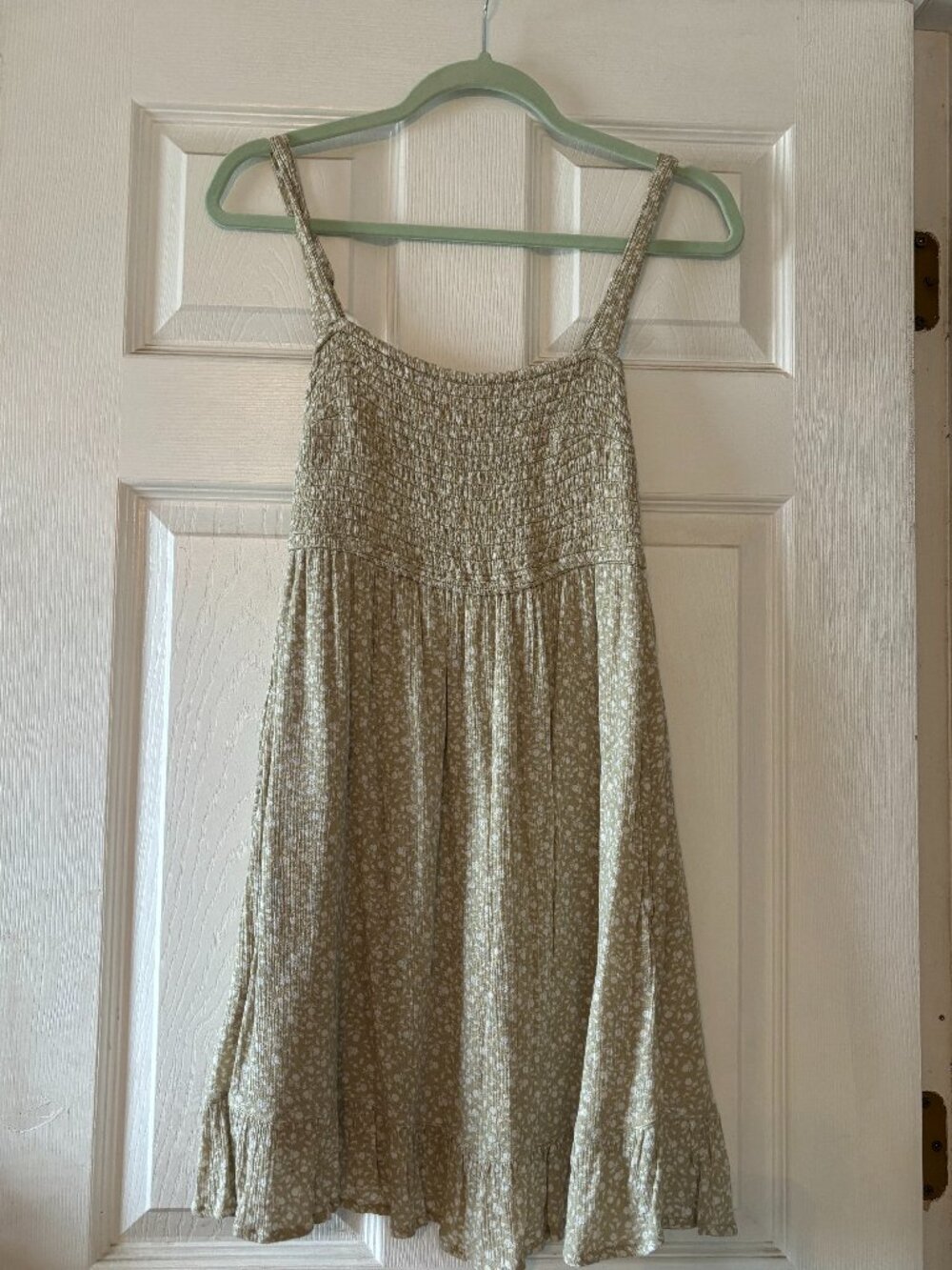 Abercombie Smocked Tank Mini Dress- size medium
